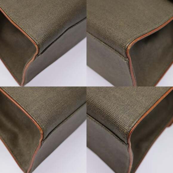 FENDI Hand Bag Pvc Gold Brown - Picture 10 of 13